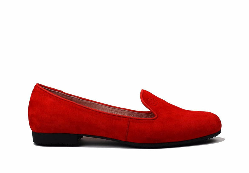 WOMEN'S CLASSIC RED FLATS